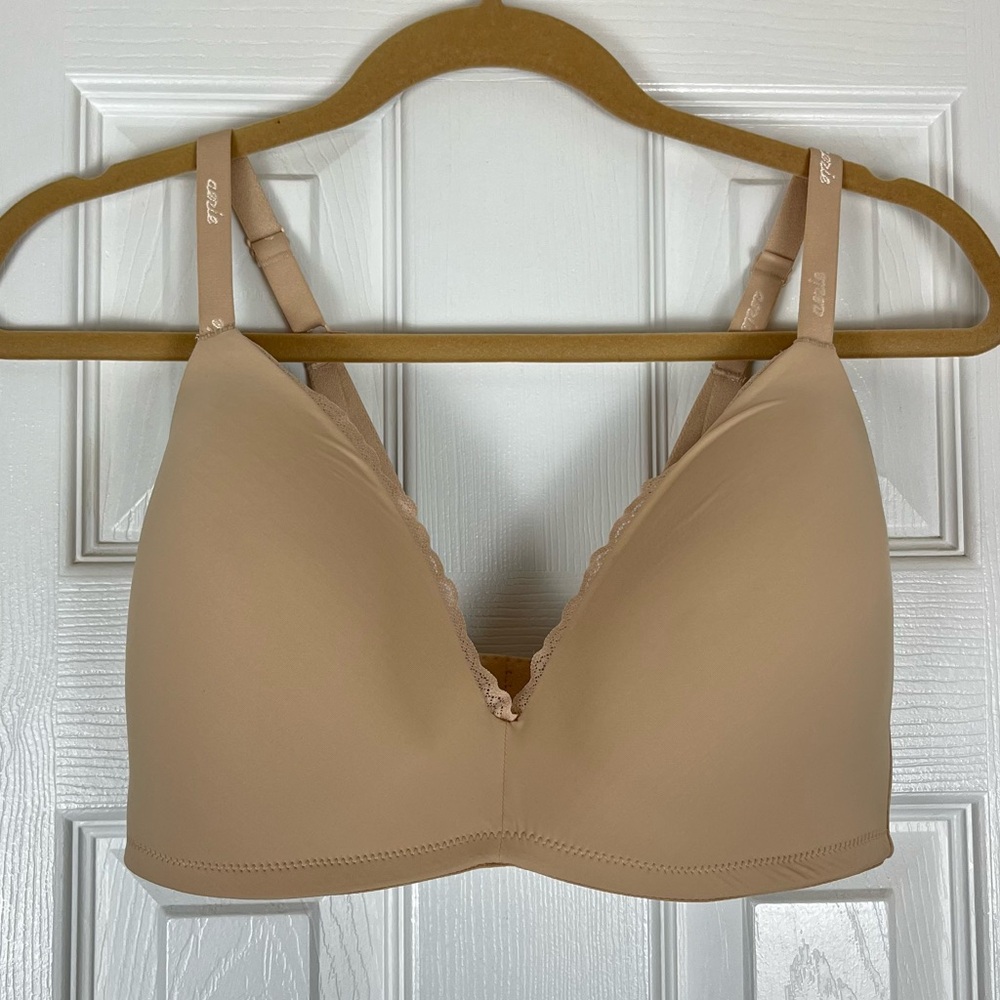 Nwot Aerie Wireless Comfort Bra Tan Nude 36d
